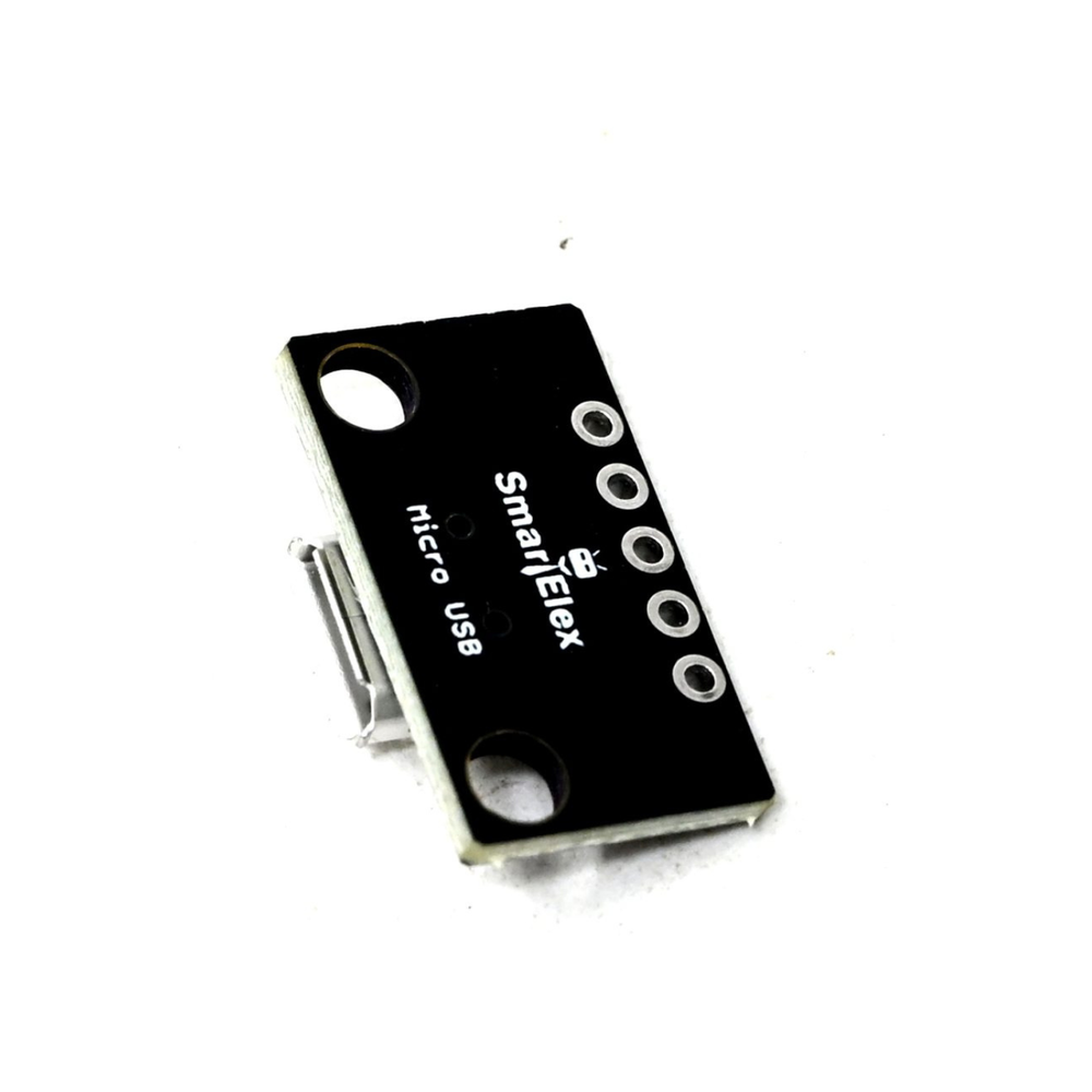 SmartElex MicroB USB Breakout Board - robocraze