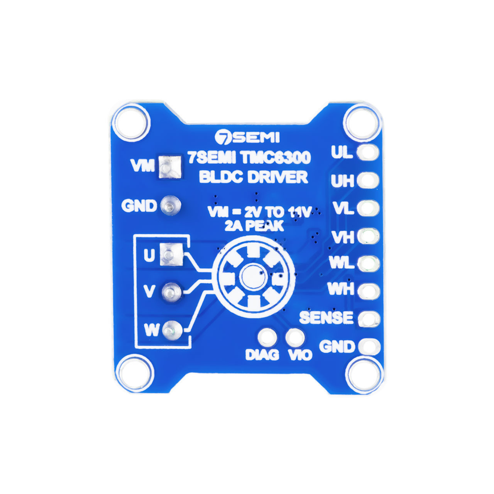 7Semi 3Phase TMC6300 BLDC PMSM Brushless Motor Driver Breakout - robocraze