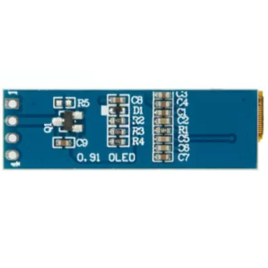 0.91" Blue OLED Display Module – OLED screen for microcontrollers & DIY projects.-OLED Display -Robocraze
