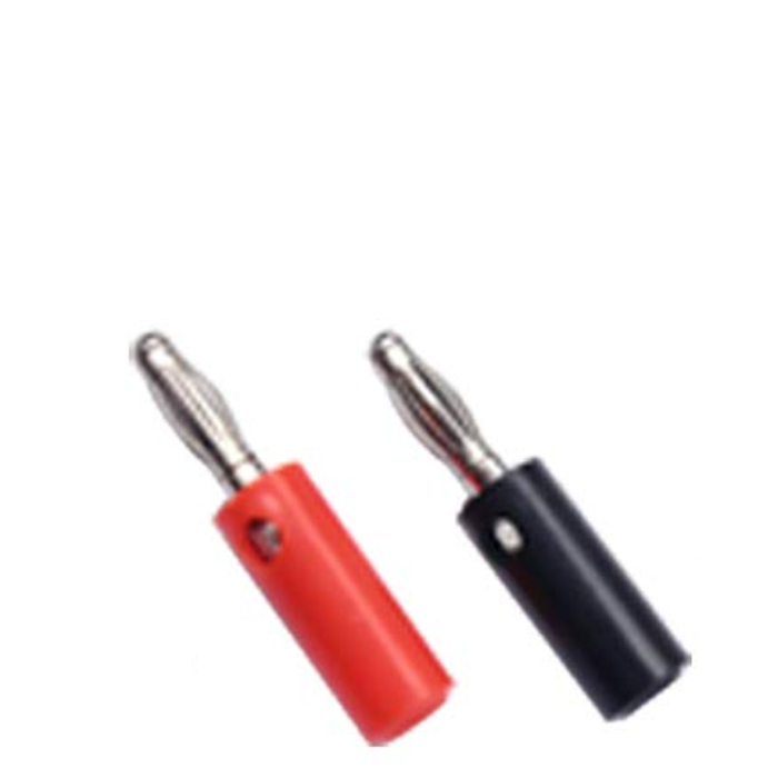 4mm Banana Jack Plug (2-Pack) – Secure electrical connections for testing. -Electronic Components -Robocraze