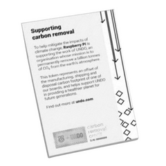 Official Raspberry Pi Carbon Removal Credits – Eco-friendly accessory for sustainability projects -Robocraze