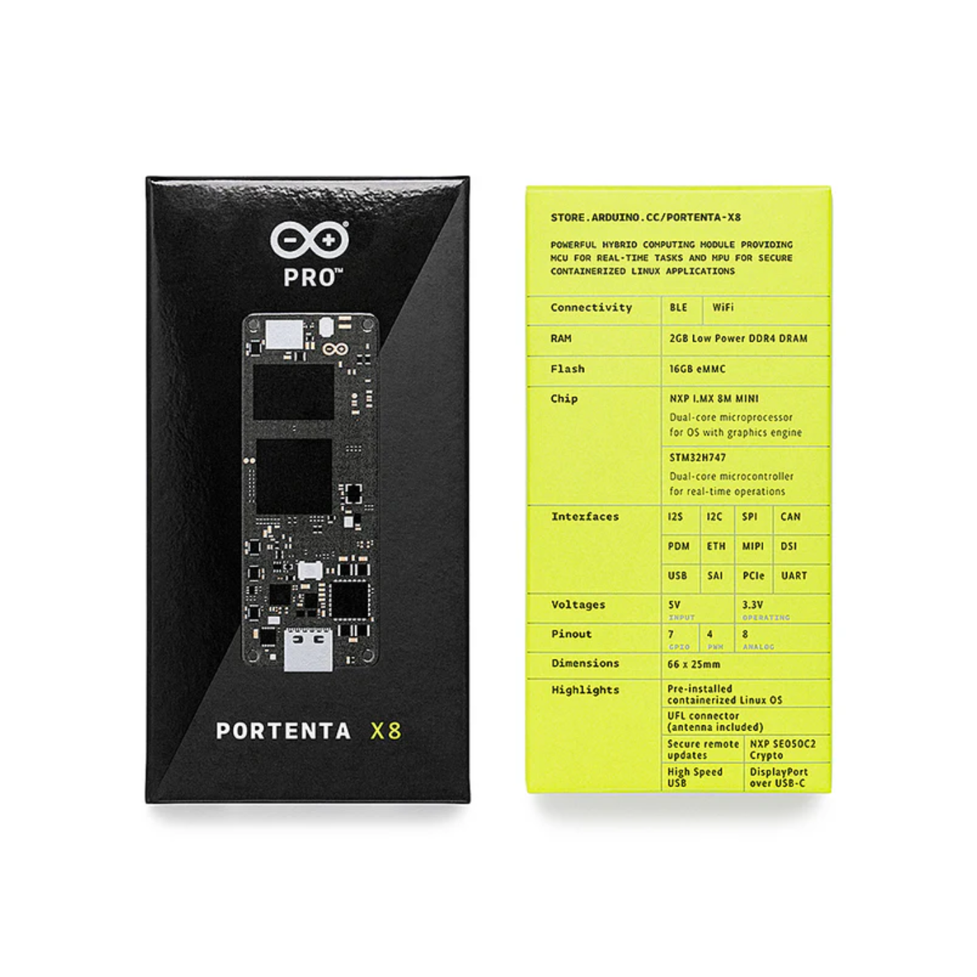 Official Arduino Portenta X8 Development Board -Arduino -Original Arduino Boards -Robocraze