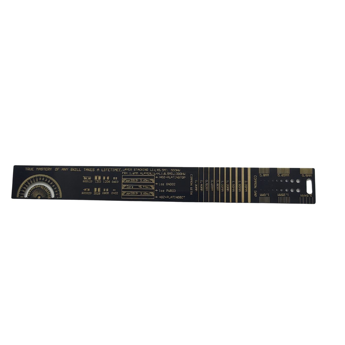 25cm Multipurpose Engineering Measuring PCB Ruler – Robocraze