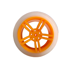 65mm TT BO Motor Robot Rubber Wheel -Robocraze