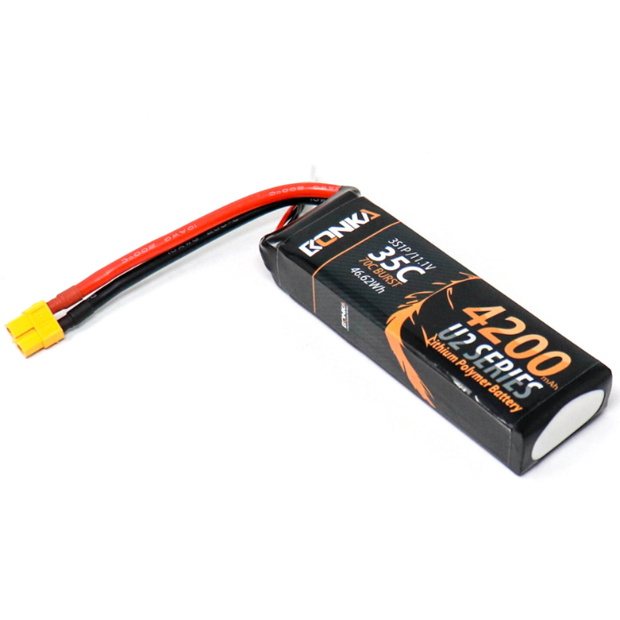 11.1v 4200mAh 35C 3S1P Bonka LiPo Battery