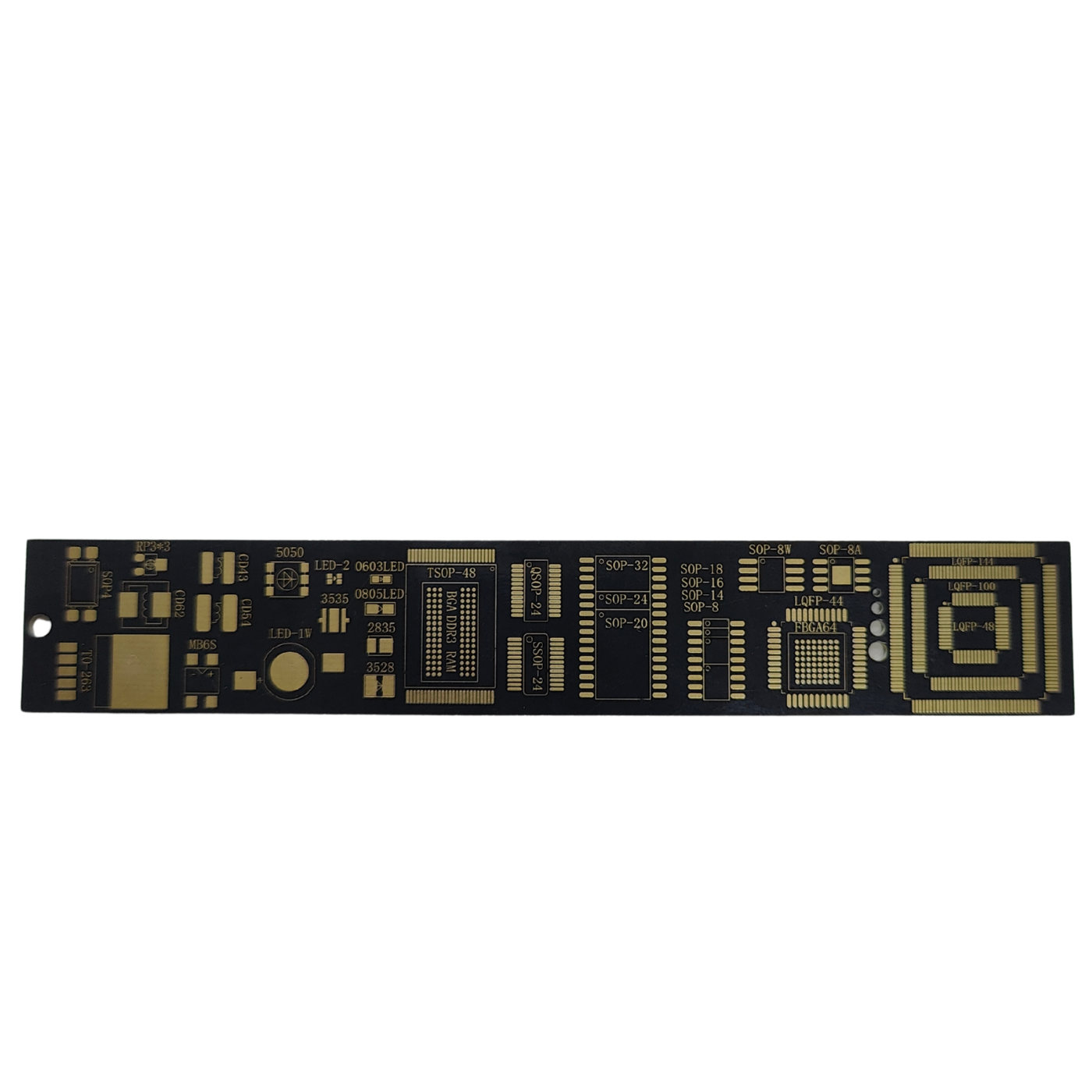 15cm Multipurpose PCB Measuring Ruler -Robocraze