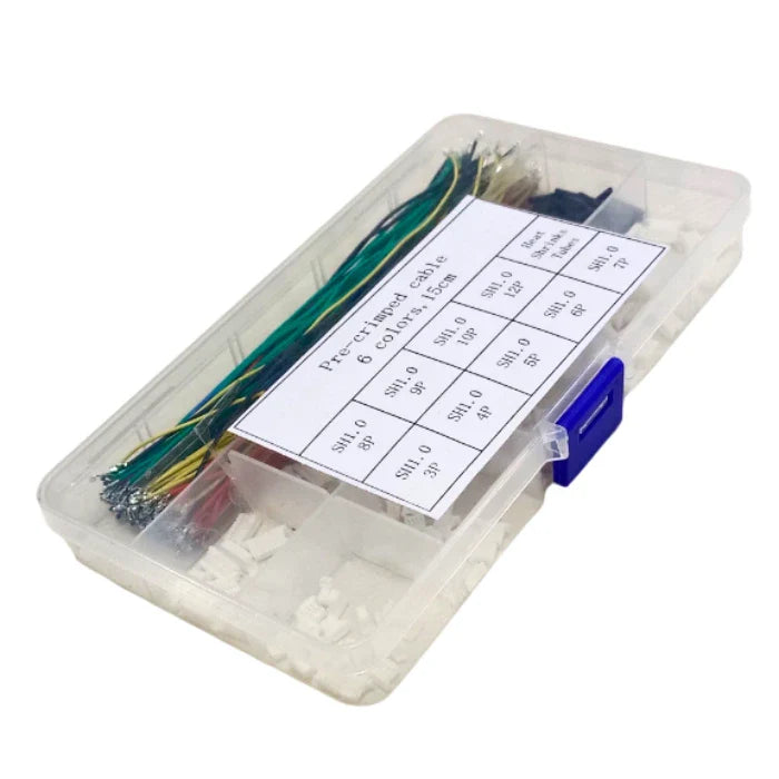 15cm Pre-Crimped Cables 6 Colors with SH1.0 Connectors