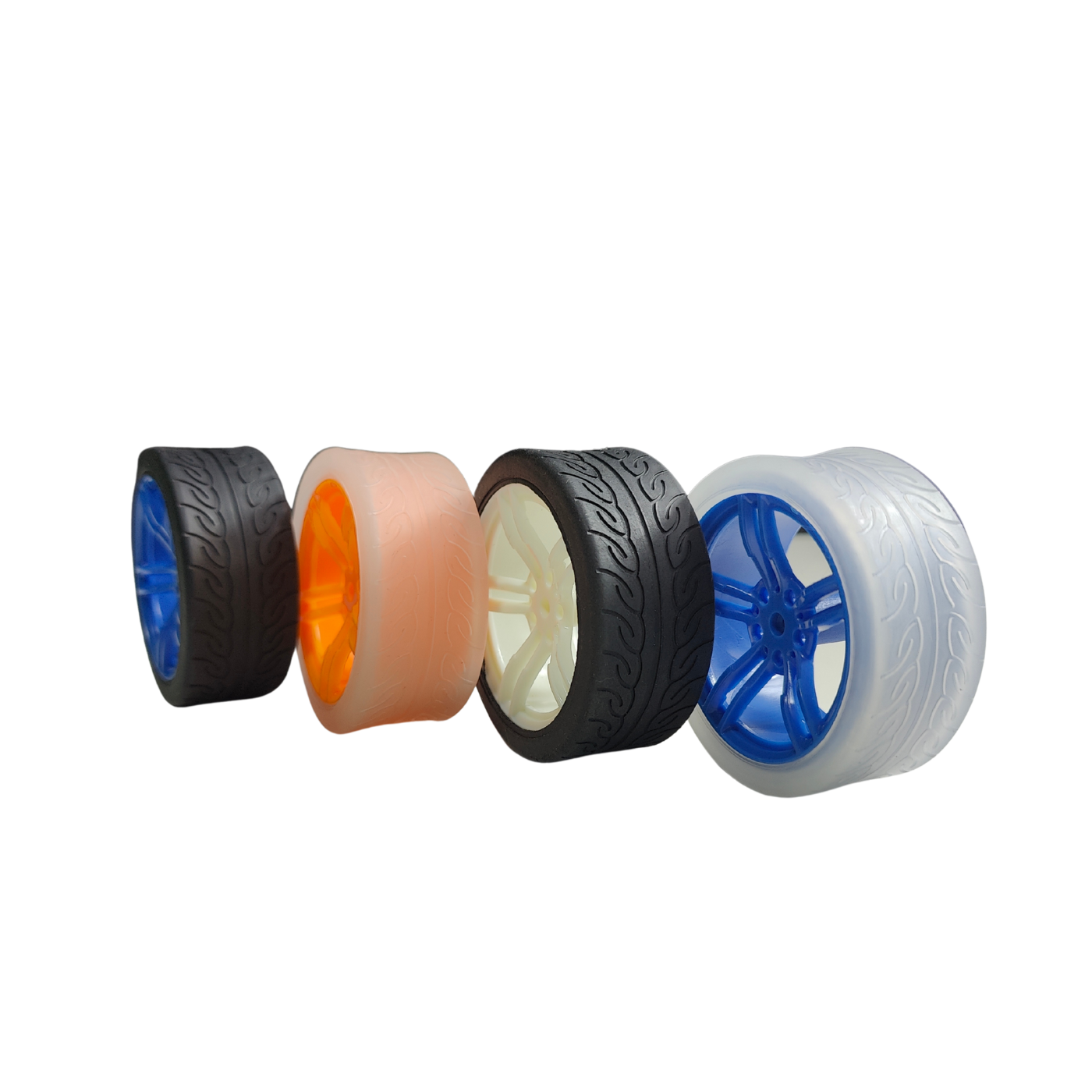 65mm TT BO Motor Robot Rubber Wheel -Robocraze
