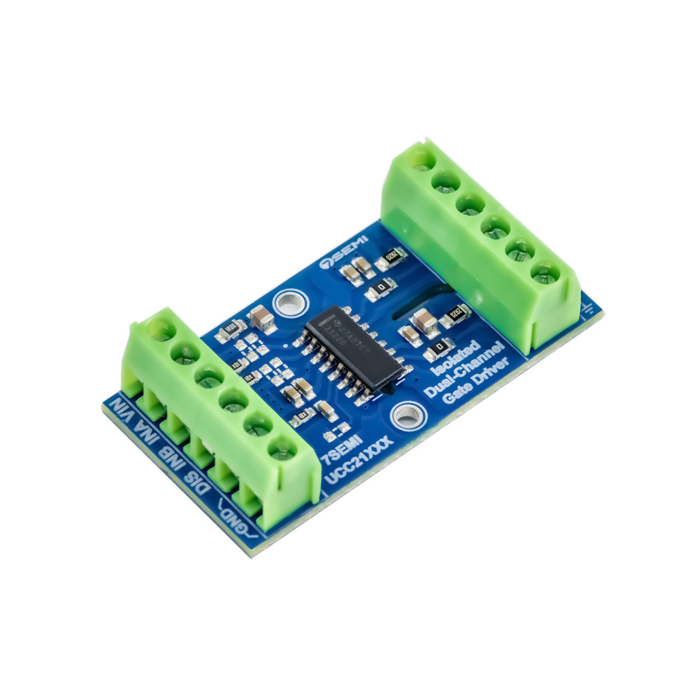 7Semi UCC21220 Dual-channel Isolated Gate Driver Breakout - robocraze