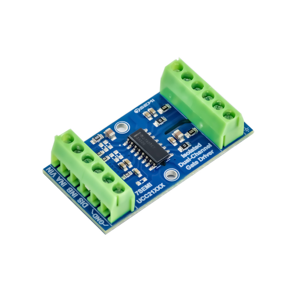 7Semi UCC21220 Dual-channel Isolated Gate Driver Breakout - robocraze