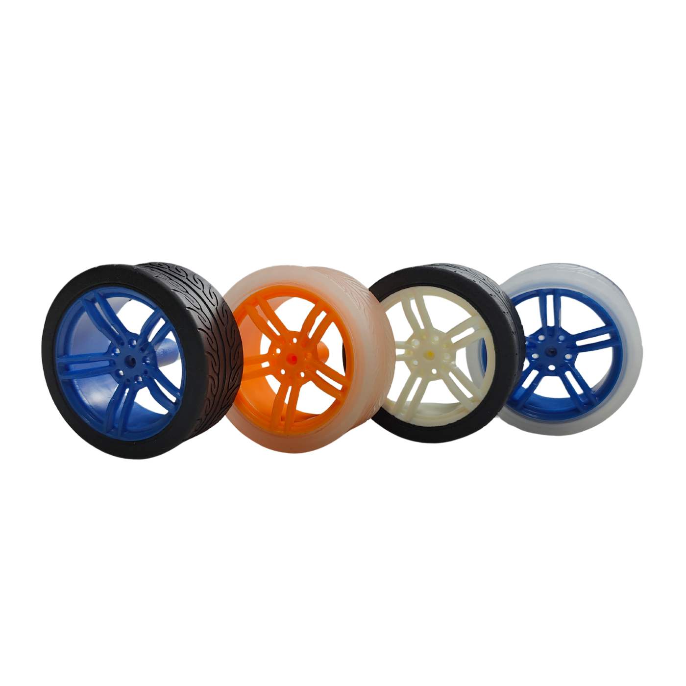 65mm TT BO Motor Robot Rubber Wheel -Robocraze