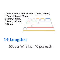 560PCS Breadboard Jumper Wire Kit for DIY Electronics & Prototyping -Robocraze