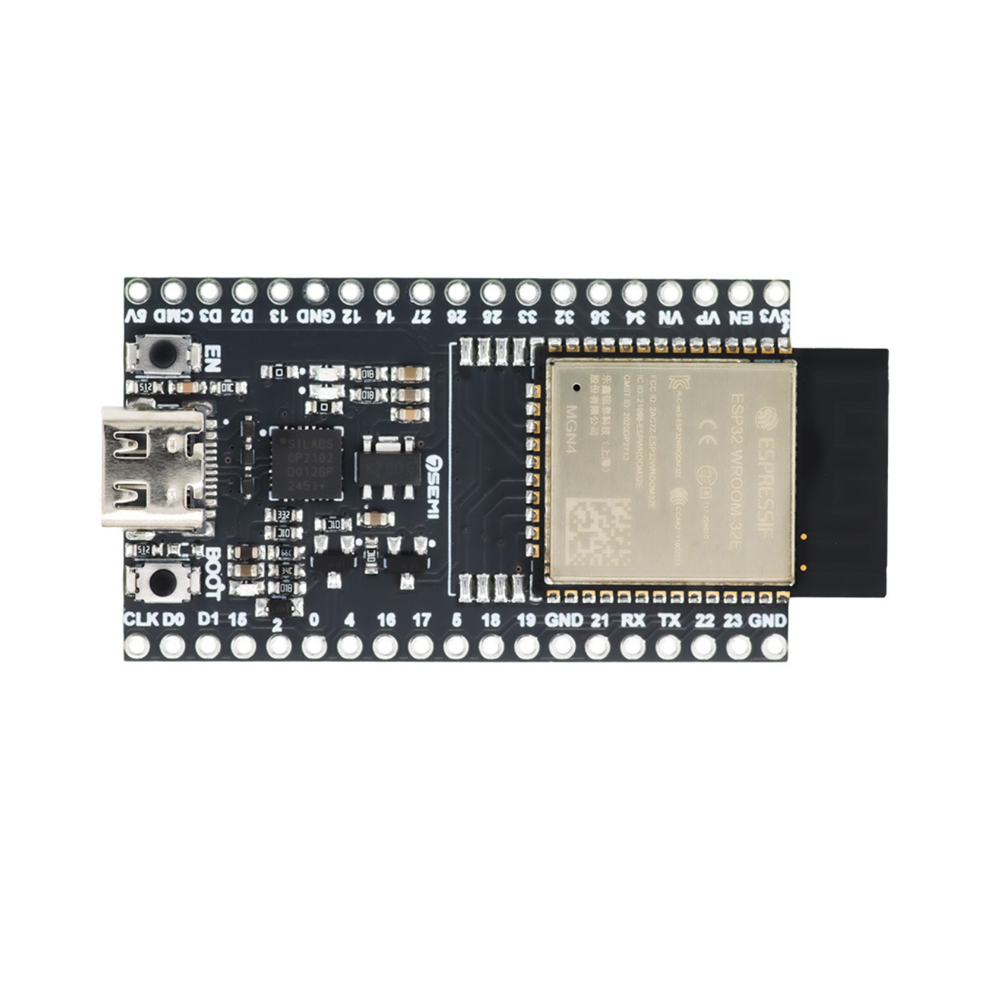 7Semi ESP32-DEVKIT-E – ESP32 WiFi BLE Development Board with CP2102 USB-UART -Robocraze