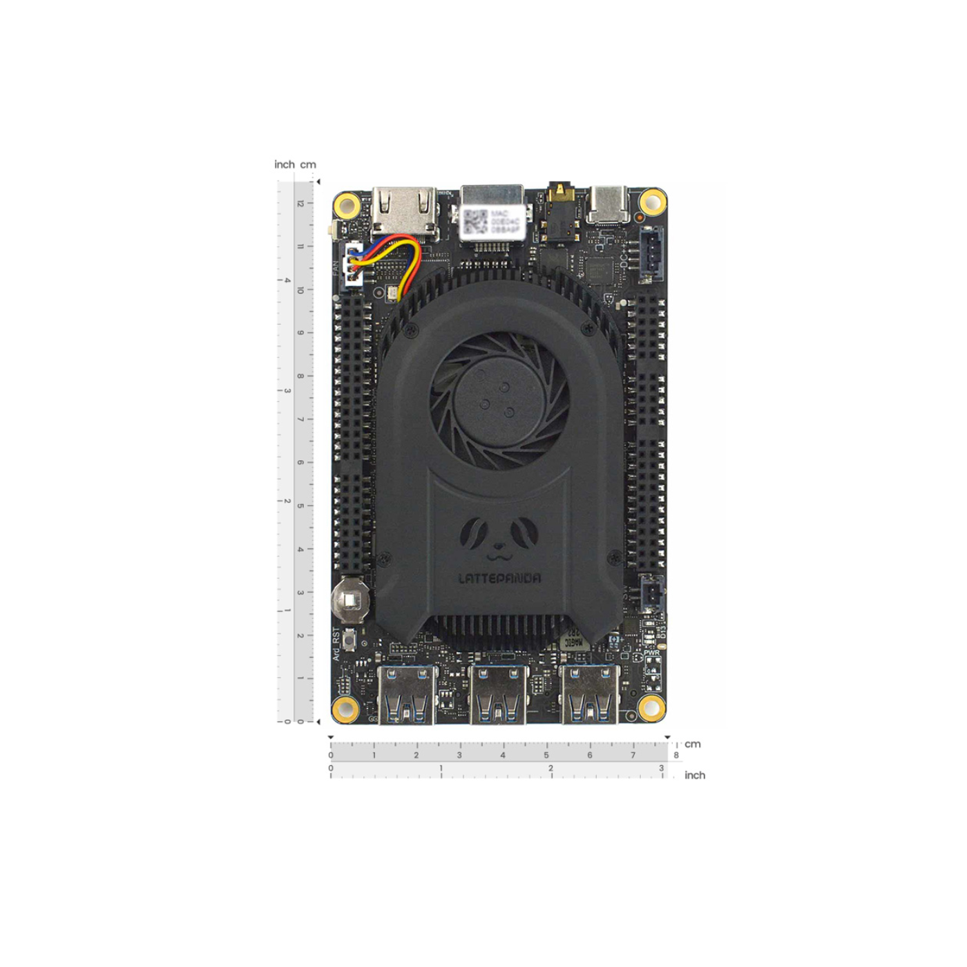 DFRobot LattePanda 3 Delta 864 Windows/Linux Single Board Computer 8GB/64GB eMMC - Robocraze