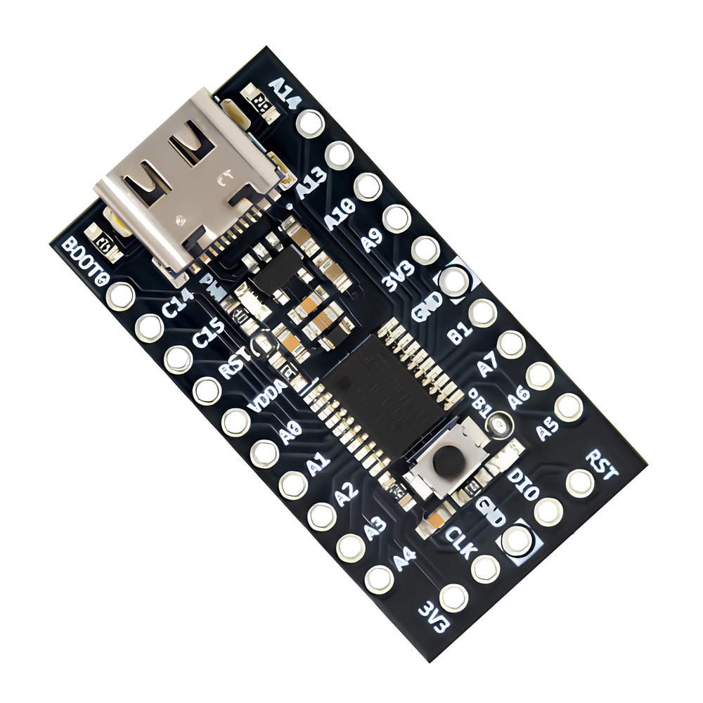 7Semi STM32 ARM 32-bit Cortex-M0+ RISC Mini Development Board USB-C - STM32L031F6P6 - Robocraze