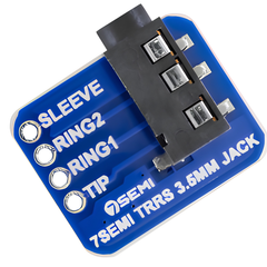 7Semi TRRS 3.5mm Audio Jack Breakout Module - Robocraze