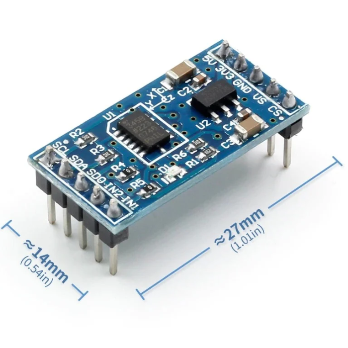 ADXL345 Digital Angle Sensor Module – 3-axis accelerometer for motion sensing.-Accelerometer Sensor -Robocraze