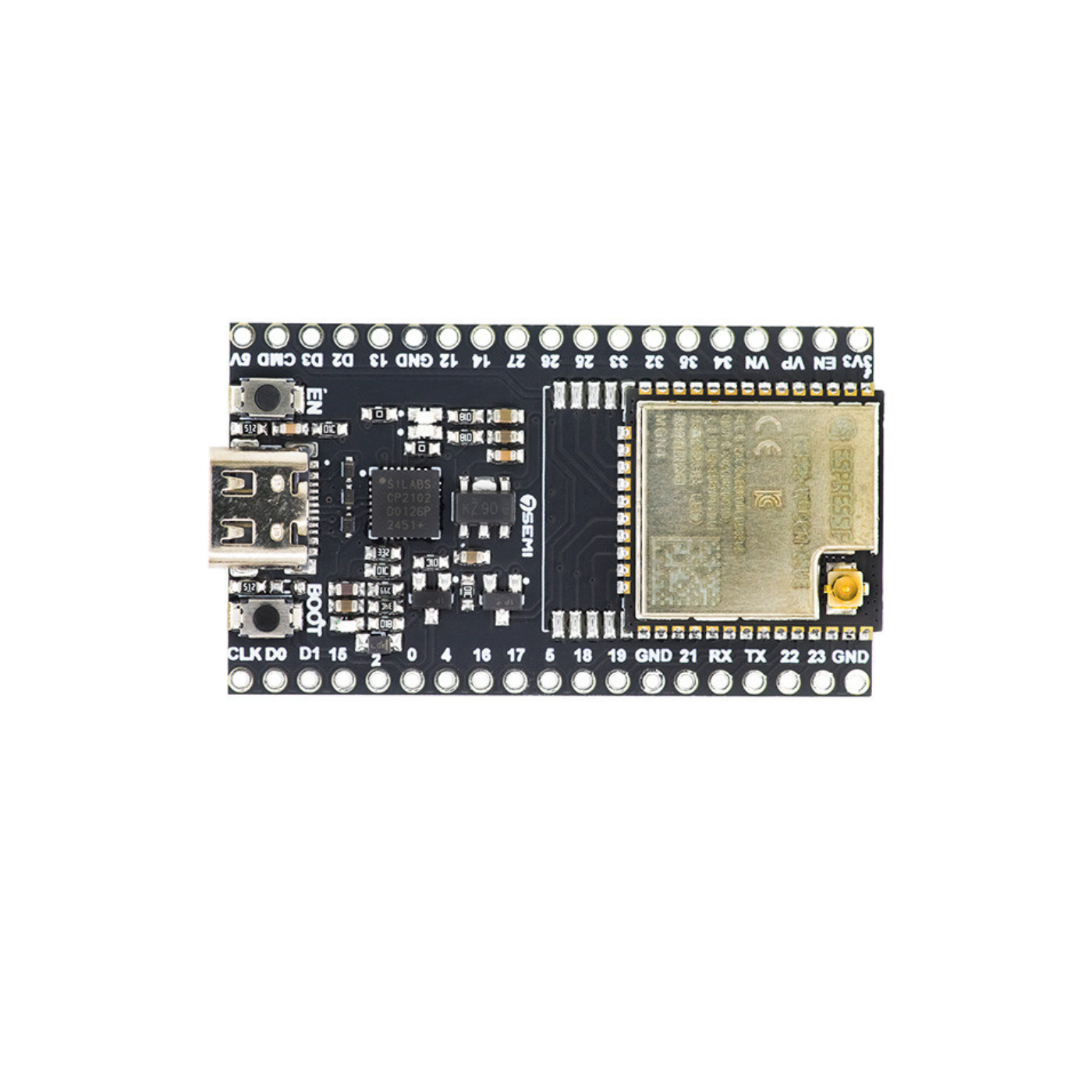 7Semi ESP32-DEVKIT-UE – ESP32 WiFi BLE Development Board with IPEX Antenna &amp; USB-UART -Robocraze