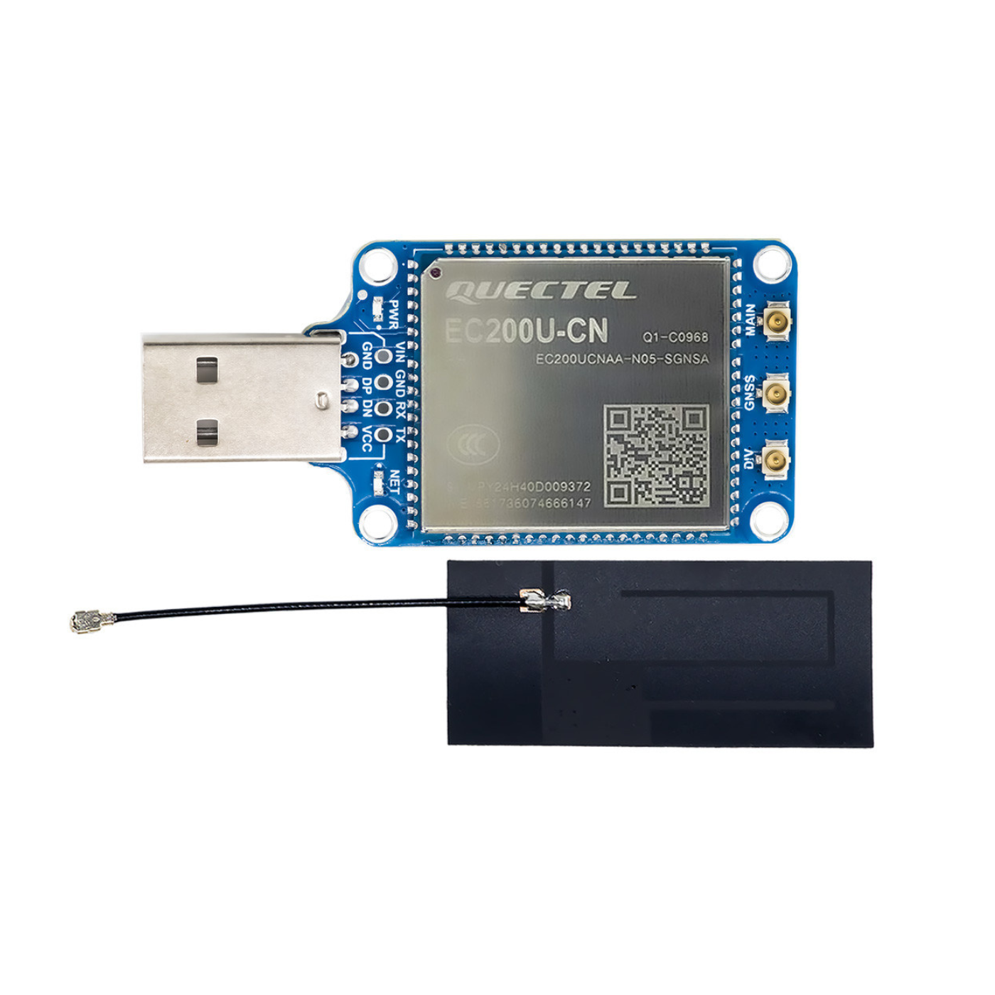7Semi EC200U 4G LTE Cat 1 Dongle with GNSS Positioning -Robocraze