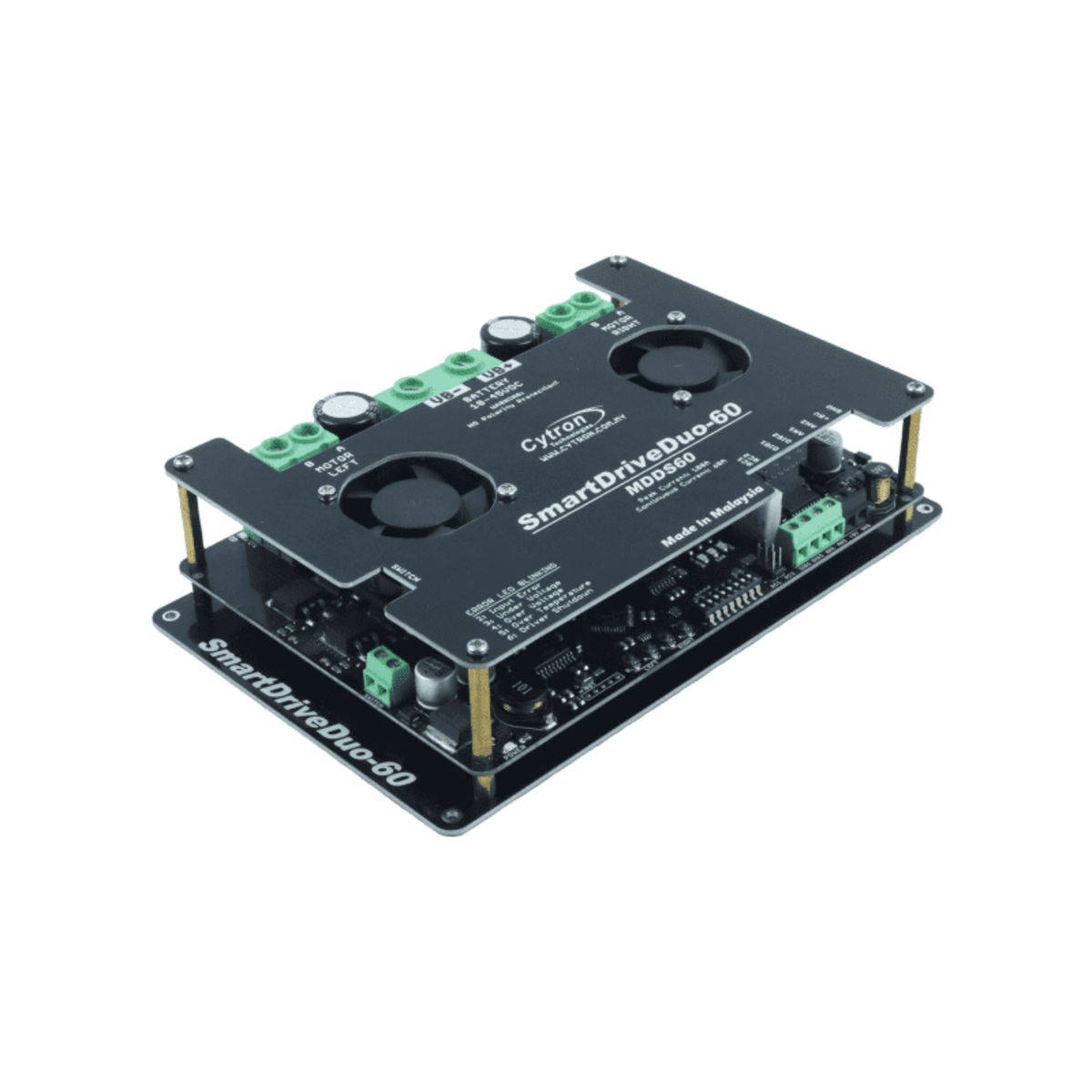 Cytron SmartDriveDuo-60A 7V-45V DC Motor Driver -Motors & Mechanical -Motor Drivers -Robocraze