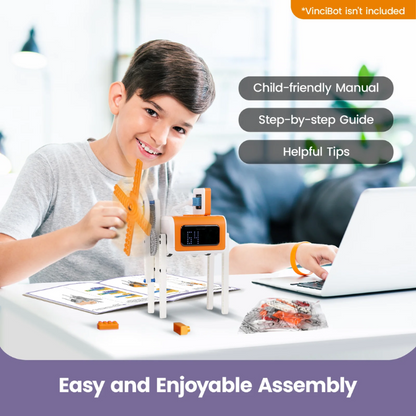 Matatalab 5 in 1 programmable electronic module kit - with 128 Building bricks (STEM Educational Robotics Starter Kit for 8+ Years) - Paired with VinciBot