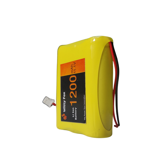 Witty Fox 11.1V 1200mAh Li-ion Battery – Quality battery for IoT & automation. -Lithium Battery -Robocraze