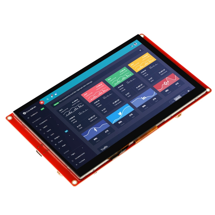 ELECROW ESP32 7 Inch HMI Display – 800x480 TFT LCD, supports PlatformIO & LVGL -HMI Display Module -Robocraze