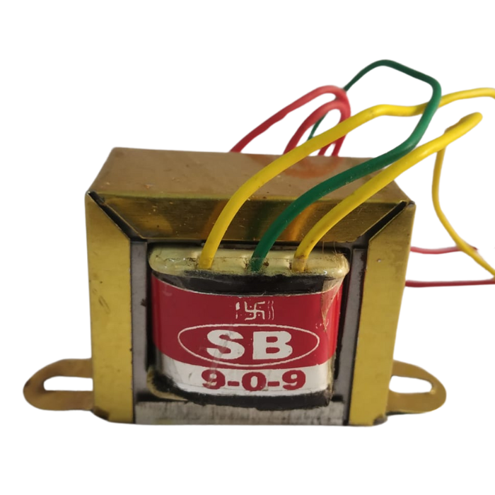 9-0-9 500mA Transformer – Electric Transformer for AC circuits & DIY electronics. -Electronic Components -Robocraze