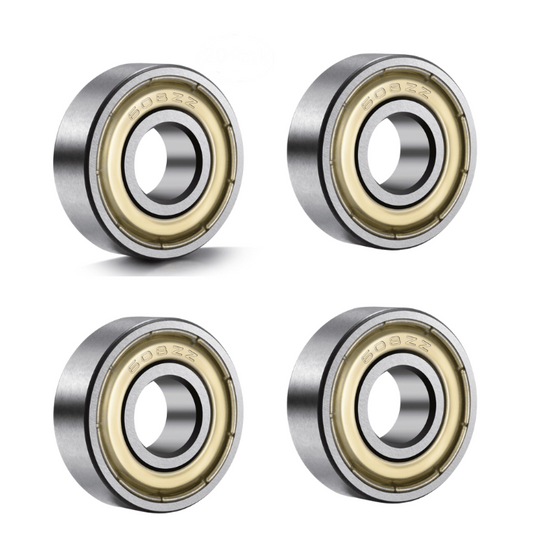 Radial Ball Bearing 608ZZ (Pack of 4) – Essential 3D Printing Machine Parts for smooth rotational movement.-Robocraze