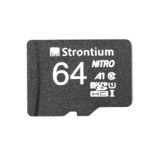 Nitro 64GB SD Card – High-speed Raspberry Pi SD card for smooth performance & storage expansion. -Robocraze
