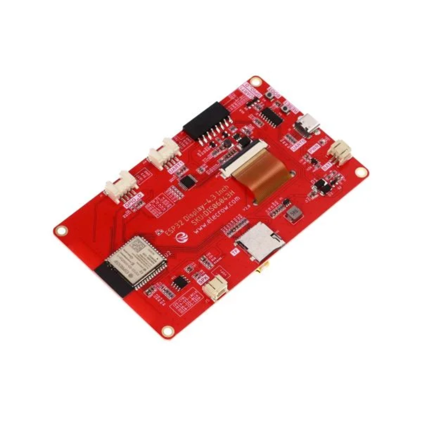 CrowPanel 4.3 Inch ESP32 HMI Display with RGB TFT Touch Screen