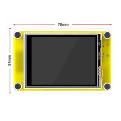 Elecrow 2.4 Inch ESP32 HMI Touch Display with WiFi & Bluetooth for IoT Projects