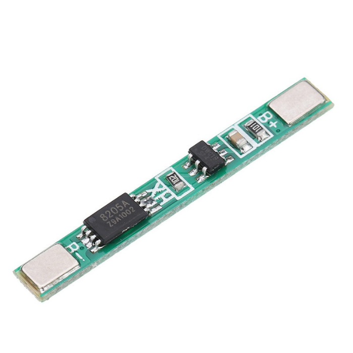 1S 18650 Li-ion Battery BMS Charger Protection Board 3.7V -Batteries & Power -Supply Voltage Regulators -Robocraze