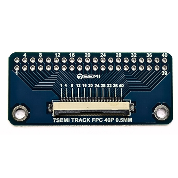 0.5mm FFC FPC Connector Breakout Board (40 Pin) -7Semi -Electronic Modules -Breakout Boards -Robocraze