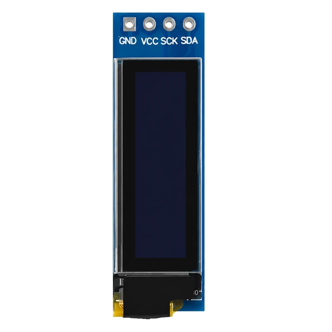 0.91" Blue OLED Display Module – OLED screen for microcontrollers & DIY projects.-OLED Display -Robocraze
