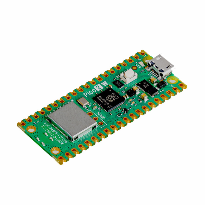 Official Raspberry Pi Pico 2 W – Powerful Raspberry Pi Board with WiFi support for IoT applications. -Robocraze