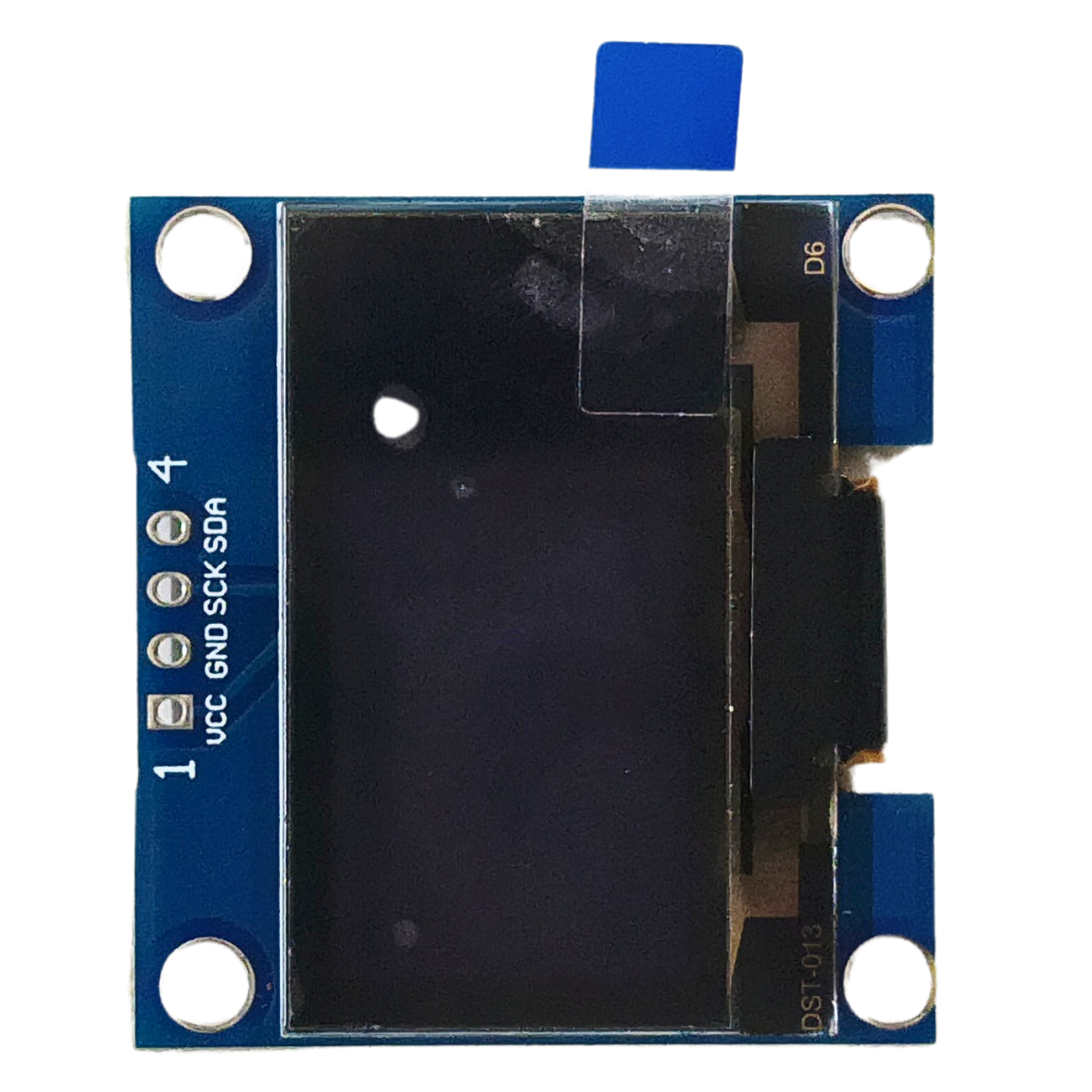 1.3" I2C OLED Display 4pin Blue – OLED screen for Arduino, ESP32 & projects -OLED Display -Robocraze