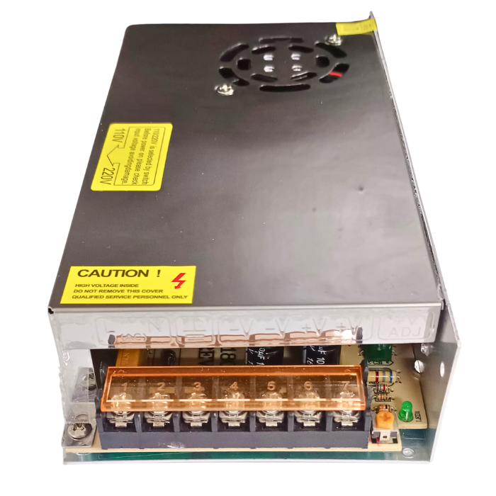 12V 10A SMPS Power Supply – 12V 10A SMPS for high-power LED strips, CCTV & industrial use. -Power Supply -Robocraze
