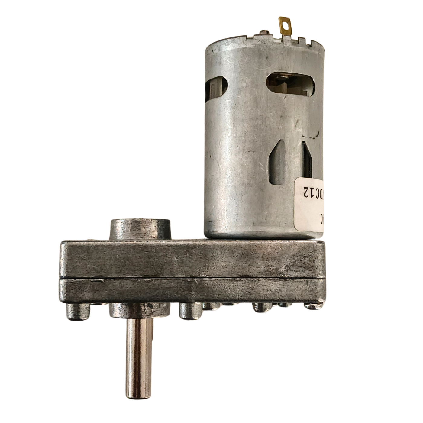 150 RPM DC 12v Rectangular Geared Motor with High Torque -Motors & Mechanical -Gear Motors -Robocraze