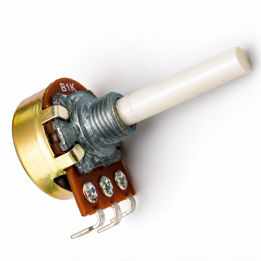 1M Ohm Linear Rotary Potentiometer (16mm Diameter) – SATO -Electronic Components -Potentiometer -Pot Potentiometer -Robocraze