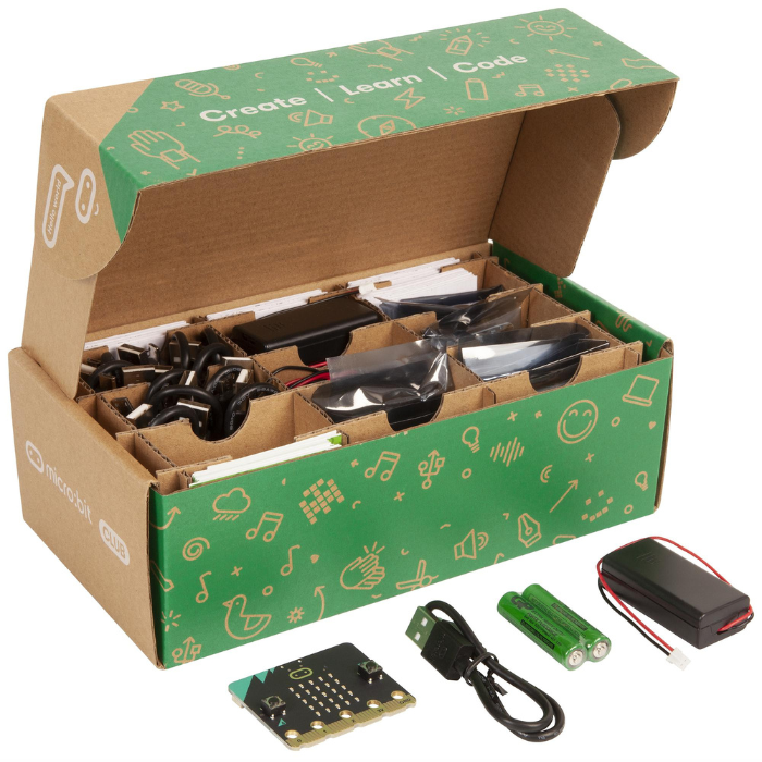 BBC Micro:bit Club Kit V2.21 Classroom Kit 10 Boards with Accessories - Robocraze