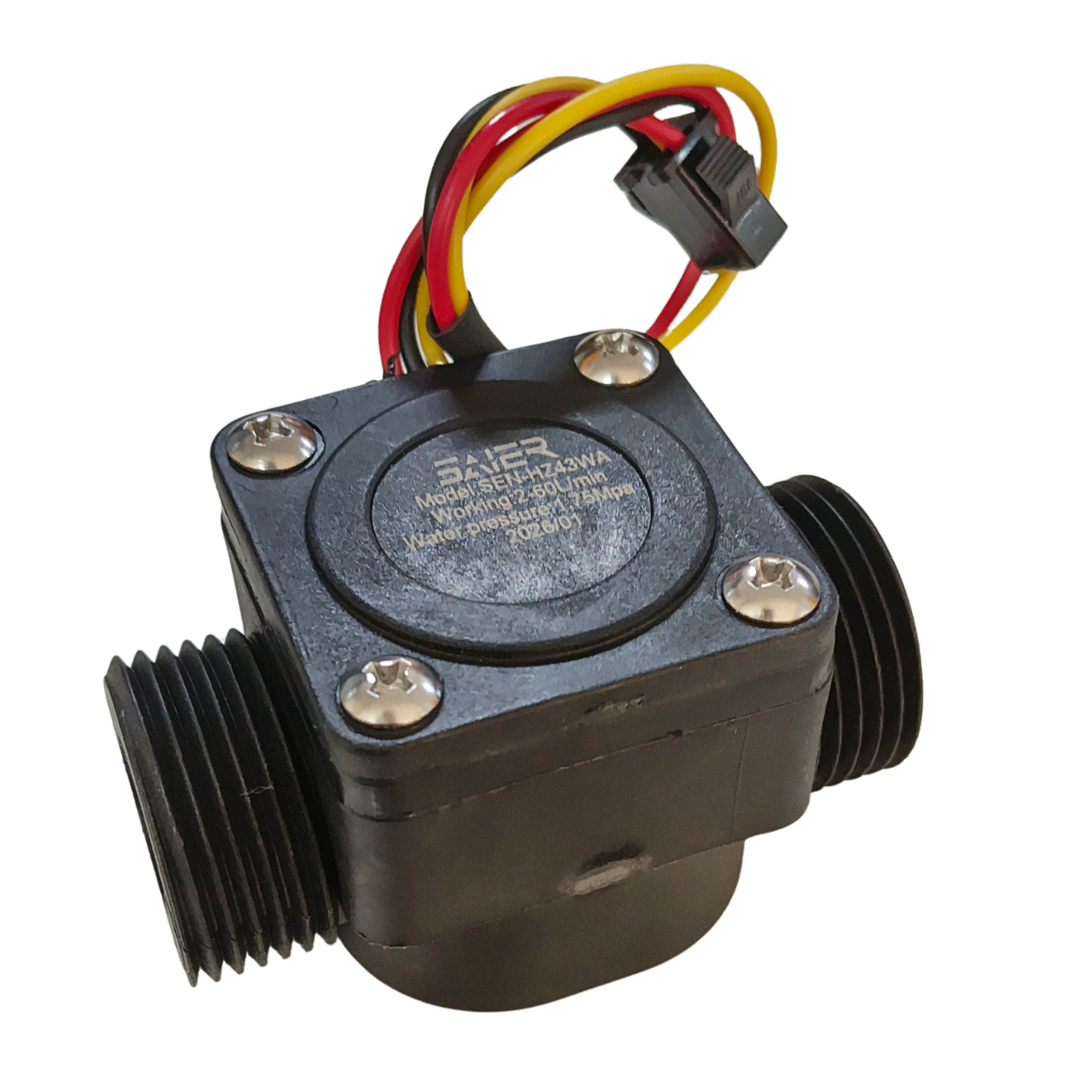 3/4 Inch Water Flow Sensor SEN-HZ43WA – Industrial-grade liquid flow sensor -Water Flow Sensor -Robocraze