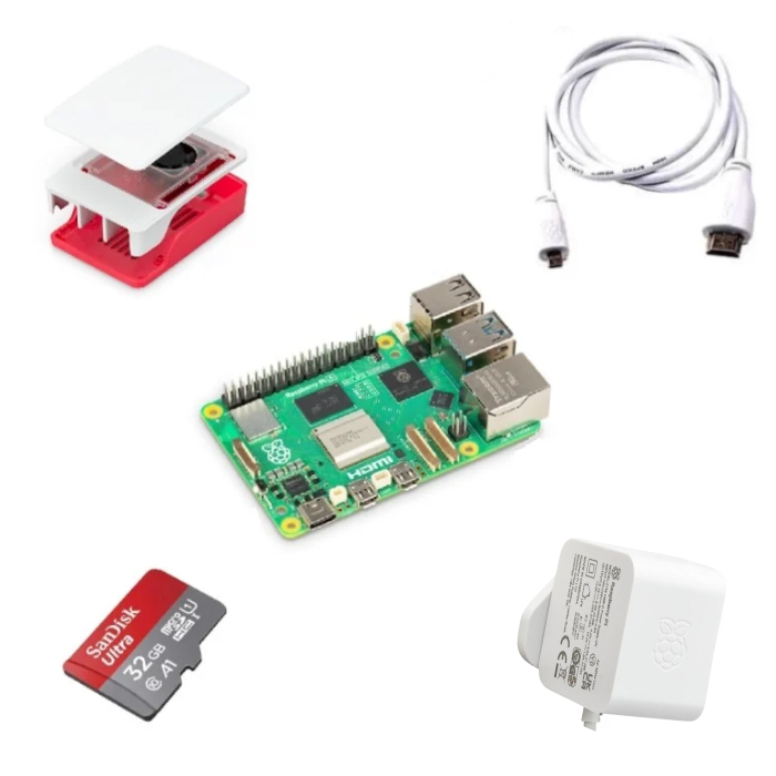Official Raspberry Pi 5 4GB Starter Kit – Robocraze