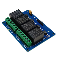 4-Channel 5V Relay Board – 4-channel 5V relay board for electronics projects. -Relay Module -Robocraze