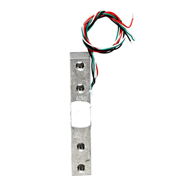 40Kg Load Cell - Reliable 40kg load cell for precision weight measurement in robotics. -Load Sensor -Robocraze