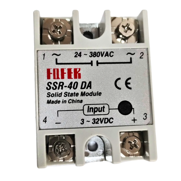 Fofek SSR-40DA Input 3-32VDC Output 24-380VAC Solid State Relay-picture-11