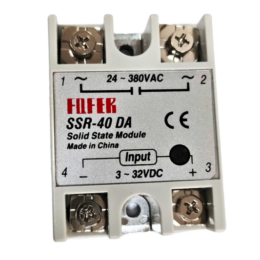 Fofek SSR-40DA Input 3-32VDC Output 5-60VDC Solid State Relay-Robocraze