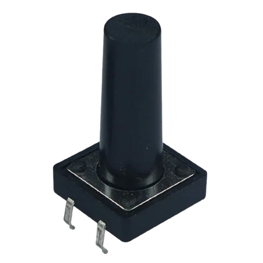 4 Pin Tactile Push Button Switch 12X12X21mm (Pack of 5) -Electronic Components -Switches -Push Buttons -Robocraze