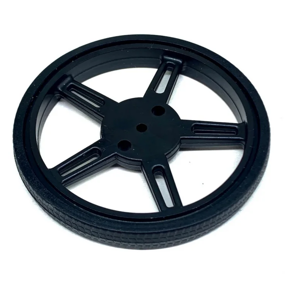 60MM 360° Continuous Rotation Wheel for SG90/MG90 RW60 -Motors & Mechanical -Motor Wheels & Chassis -Robocraze