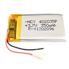 Witty Fox 3.7V 350mAh Rechargeable LiPo Battery -Drone Battery -Robocraze